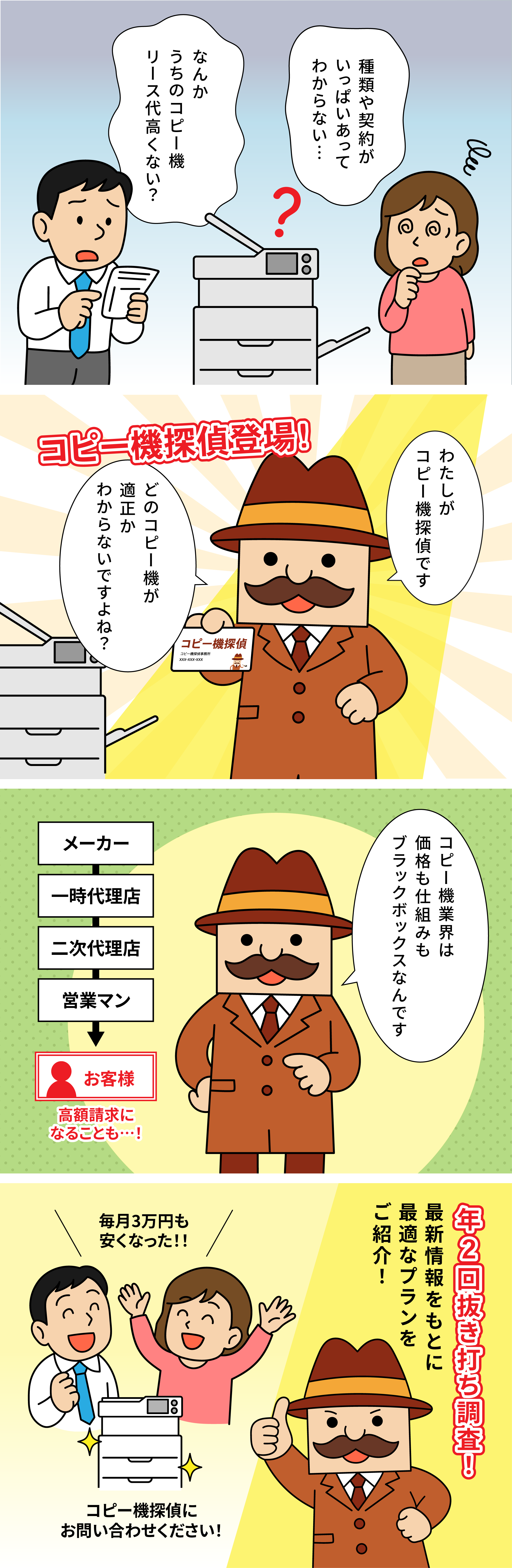 4コマまんが(縦)